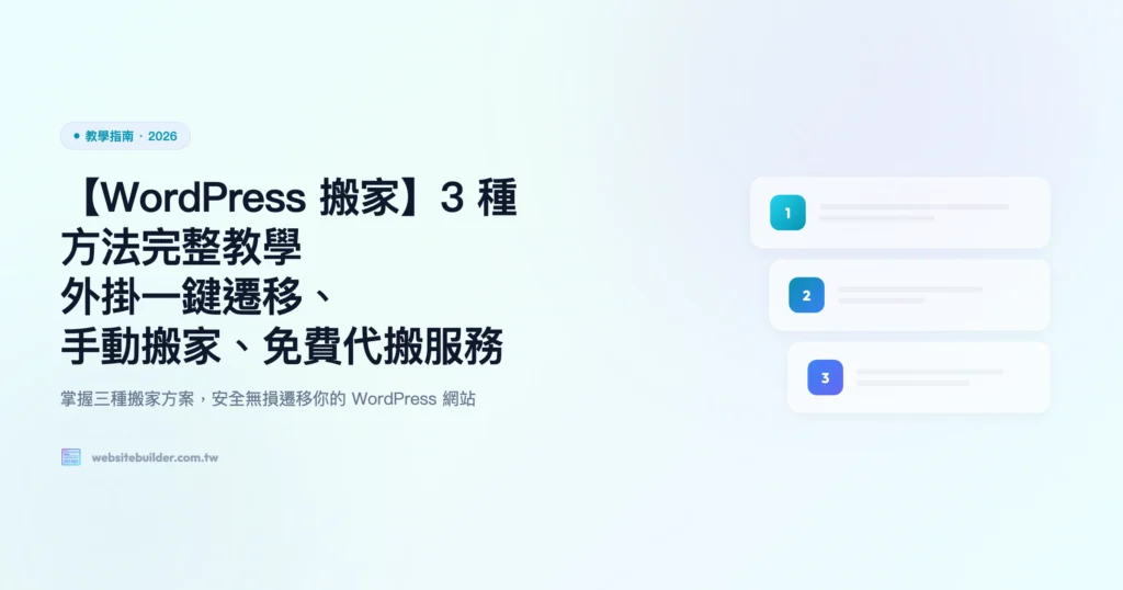 wordpress-搬家 教學指南精選圖片